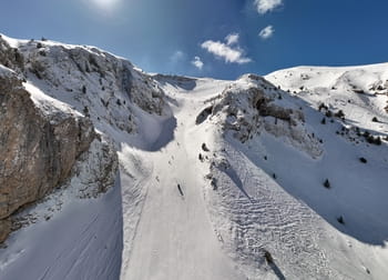 Photographie d'une piste de descente sur le domaine de Masella